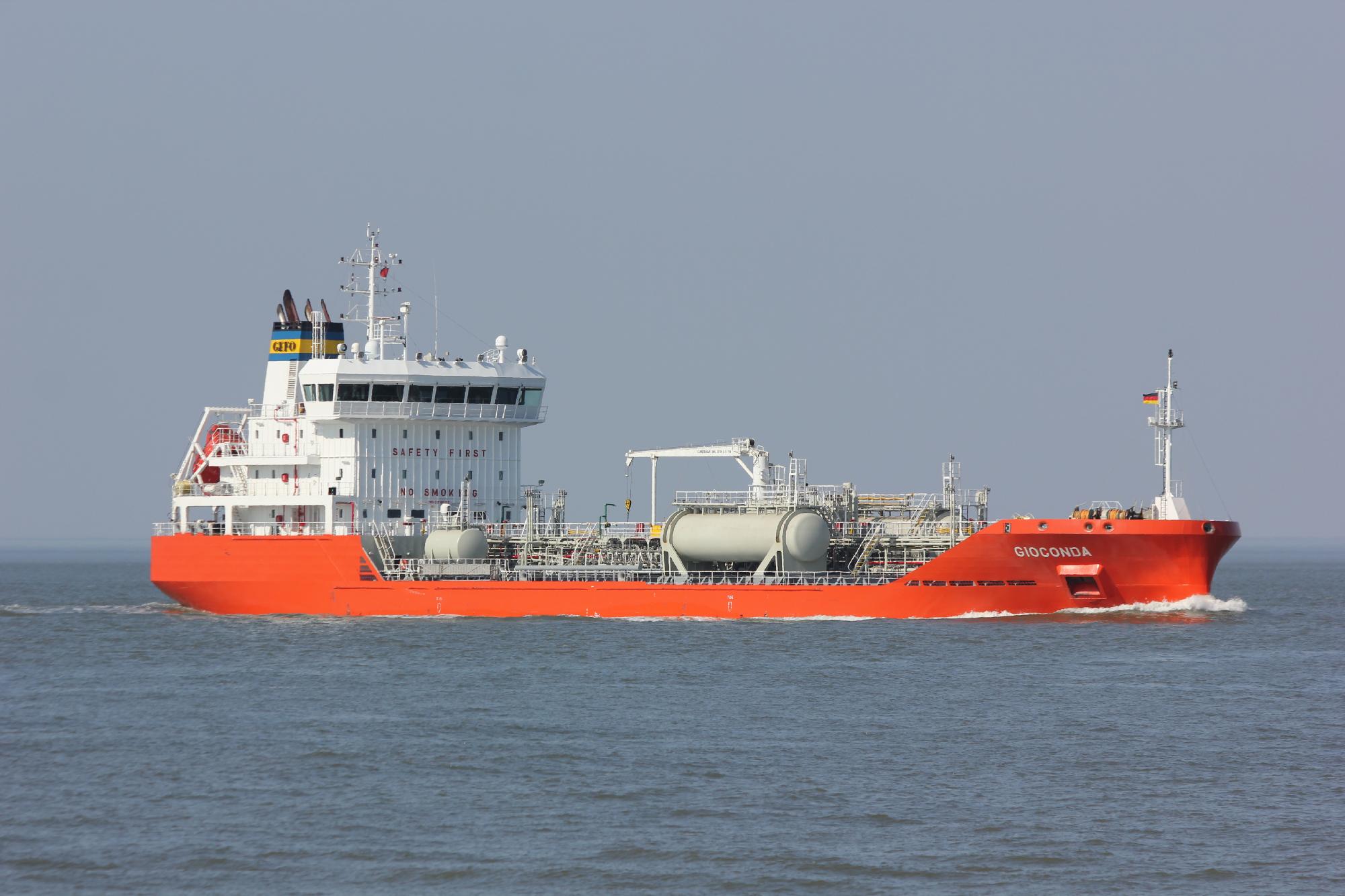 PASLANMAZ ?ELİK KİMYASAL TANKER MT GİOCONDA GEFO'YA TESLİM EDİLDİ